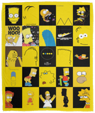 The Simpsons Blanket, The Simpsons Fleece, Sherpa Blanket VPM Cozy Plush Fleece Blanket - 50x60