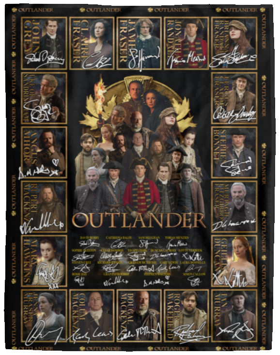 Outlander TV Series Blanket, Outlander Fleece, Sherpa Blanket Jamie Fraser VPL Cozy Plush Fleece Blanket - 60x80