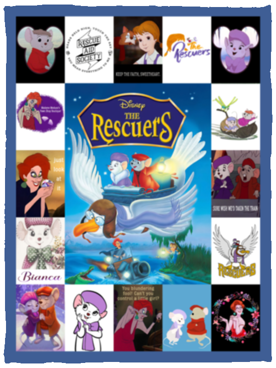 The Rescuers Blanket, The Rescuers Movie Fleece, Sherpa Blanket VPS Cozy Plush Fleece Blanket - 30x40