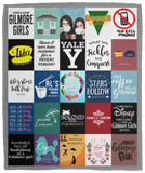 Gilmore Girls Blanket, Gilmore Girls TV Series Fleece, Blanket Ver3 VPM Cozy Plush Fleece Blanket - 50x60