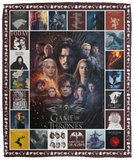 Game of Thrones Blanket, Game of Thrones Movies Fleece, Sherpa Blankets Gifts VPM Cozy Plush Fleece Blanket - 50x60