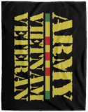 Mr.Jyotis Army Vietnam Veteran Throw Blanket Soft Fleece Throw Blanket - VPL Cozy Plush Fleece Blanket - 60x80