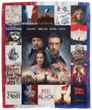 Les Miserables Blanket, Les Miserables Movie Fleece, Sherpa Blanket VPM Cozy Plush Fleece Blanket - 50x60