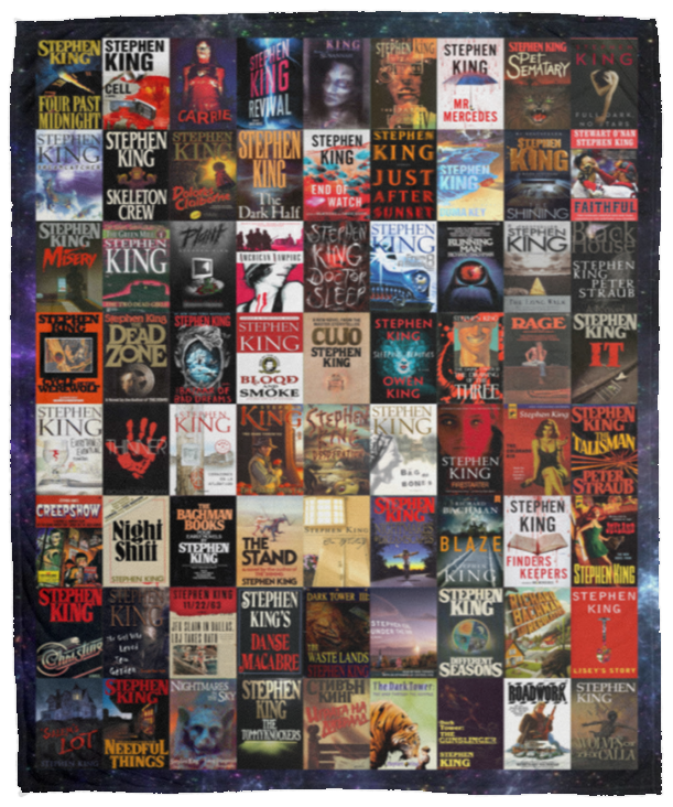 Stephen King Blanket, Stephen King Fleece, Sherpa Blanket Gift Ideas VPM Cozy Plush Fleece Blanket - 50x60