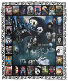 Tim Burton Blanket, Tim Burton Movies Characters Fleece Blanket Soft and Cozy VPM Cozy Plush Fleece Blanket - 50x60
