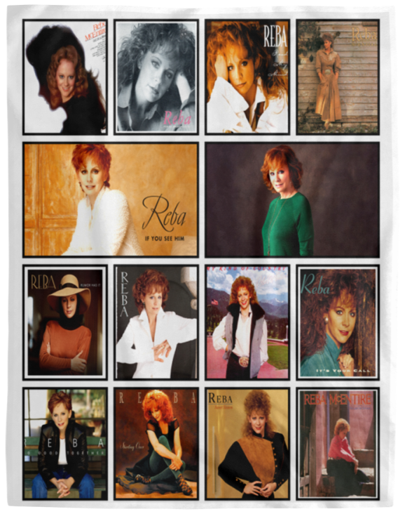 Reba McEntire Blanket, Reba McEntire Fleece, Sherpa Blanket Gift Ideas - VPL Cozy Plush Fleece Blanket - 60x80