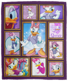 Daisy Duck Blanket, Mickey Mouse & Friends Fleece, Sherpa Blanket VPM Cozy Plush Fleece Blanket - 50x60