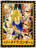 Vegeta Eyes For Fans Amine Blanket, Dragon Ball Fleece, Sherpa Blanket VPS Cozy Plush Fleece Blanket - 30x40