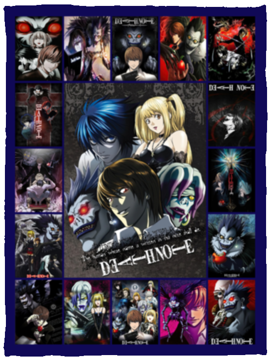Death Note Blanket, Death Note Manga Anime Fleece, Sherpa Blanket Soft and Cozy VPS Cozy Plush Fleece Blanket - 30x40