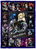 Death Note Blanket, Death Note Manga Anime Fleece, Sherpa Blanket Soft and Cozy VPS Cozy Plush Fleece Blanket - 30x40