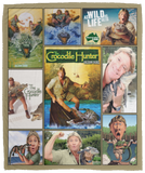 The Crocodile Hunter Blankets, Steve Irwin Fleece, Sherpa Blanket VPM Cozy Plush Fleece Blanket - 50x60