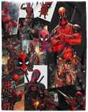 Deadpool Blanket, Deadpool 3D Fleece, Sherpa Blanket Deadpool For Fans - VPL Cozy Plush Fleece Blanket - 60x80