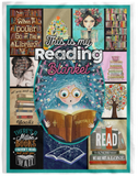 Read Blanket, This is My Reading Fleece, Sherpa Blanket, Gift Ideas - VPL Cozy Plush Fleece Blanket - 60x80