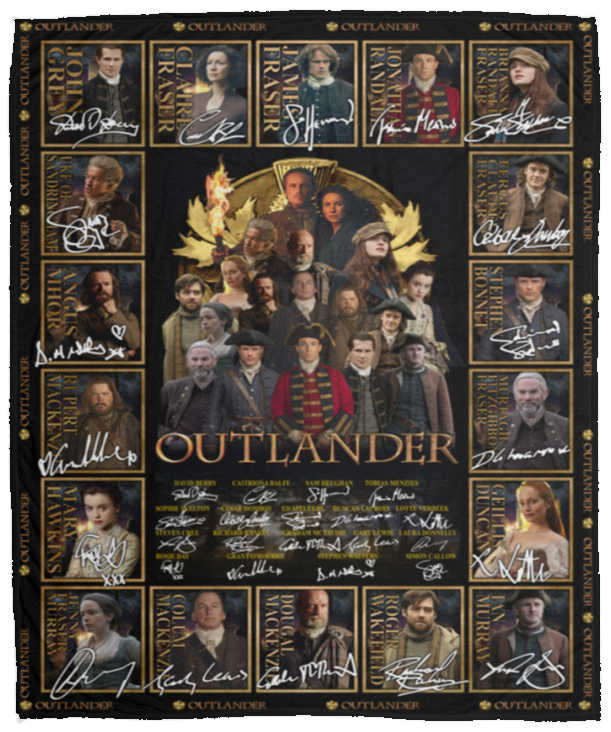 Outlander TV Series Blanket, Outlander Fleece, Sherpa Blanket Jamie Fraser Outlander TV Series Blanket, Outlander Fleece, Sherpa Blanket Jamie Fraser VPM Cozy Plush Fleece Blanket - 50x60