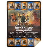 Top Gun Blanket, Top Gun Tom Cruise Fleece, Sherpa Blanket Soft and Cozy Luxury MSHL Premium Sherpa Blanket 60x80