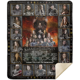 Game Of Thrones Blanket, Game of Thrones TV Series Fleece, Sherpa Blanket Gifts MSHM Premium Sherpa Blanket 50x60