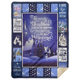Jesus Christmas Blanket, Merry Christmas Fleece, Sherpa Blanket - MSHL Premium Mink Sherpa Blanket 60x80