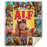 ALF Blankets, Alien Life Form Fleece Sherpa, Gordon Shumway Blankets, ALF Gifts MSHM Premium Sherpa Blanket 50x60