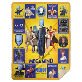 Megamind Blanket, Megamind 3D Movie Fleece, Sherpa Blanket Soft and Cozy Luxury MSHL Premium Sherpa Blanket 60x80