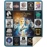 The NeverEnding Story Blanket, The NeverEnding Story Fleece, Sherpa Blanket Gift MSHM Premium Sherpa Blanket 50x60