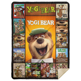 Yogi Bear Blanket, Yogi Bear Funny Fleece, Sherpa Blanket MSHL Premium Sherpa Blanket 60x80