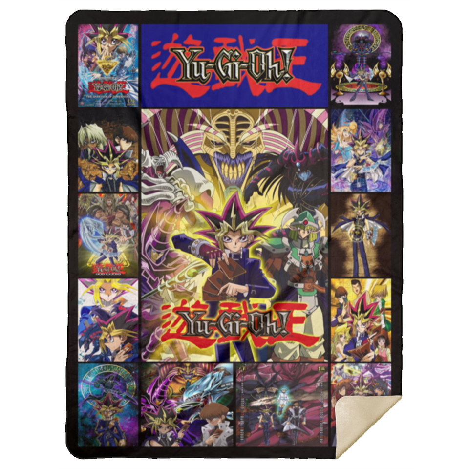 Yu-gi-oh Blanket, Yu-Gi-Oh! Duel Monsters Fleece, Sherpa Blanket MSHL Premium Sherpa Blanket 60x80