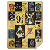 Harry Potter Blanket, Harry Potter Quilt - Fleece, Sherpa Blanket - MSHL Premium Mink Sherpa Blanket 60x80