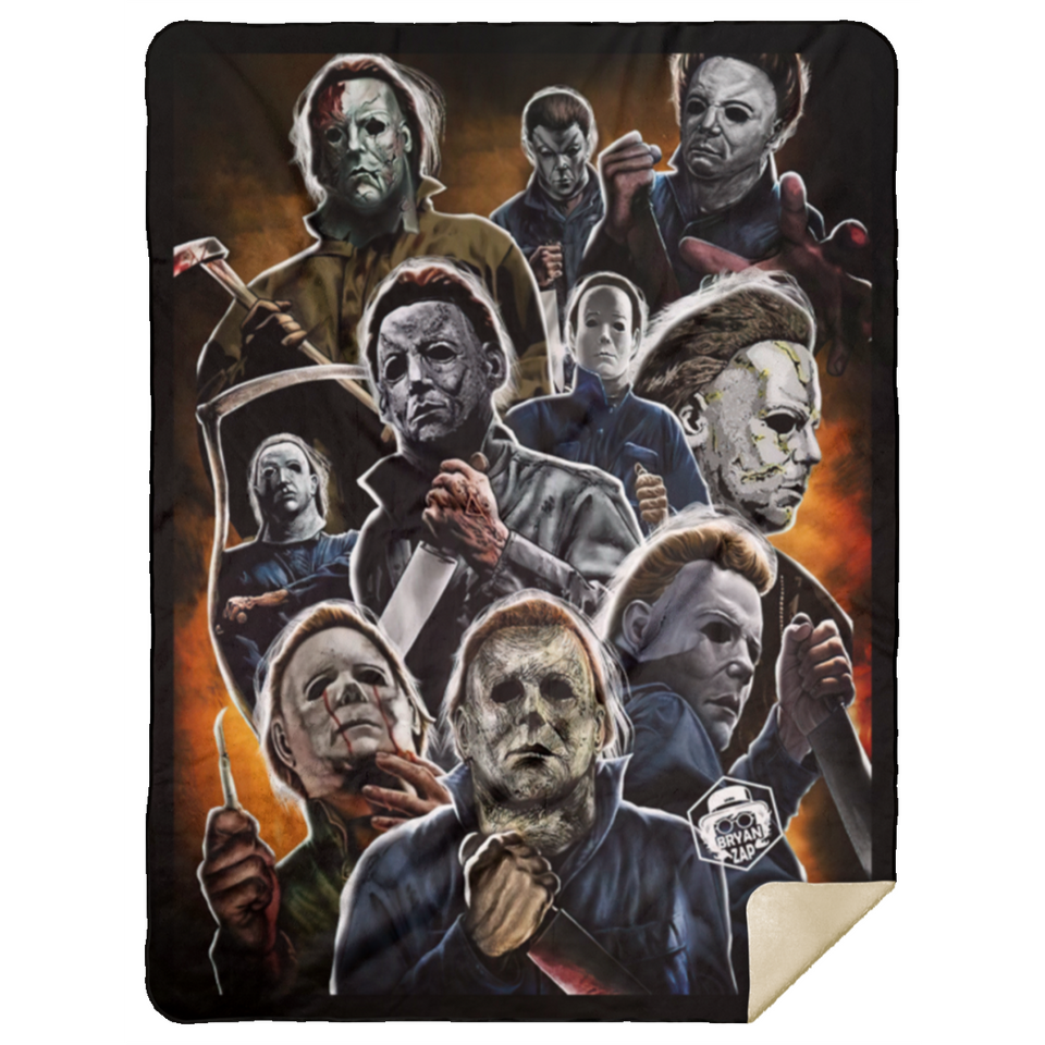 Michael Myers V1 - MSHL Premium Mink Sherpa Blanket 60x80