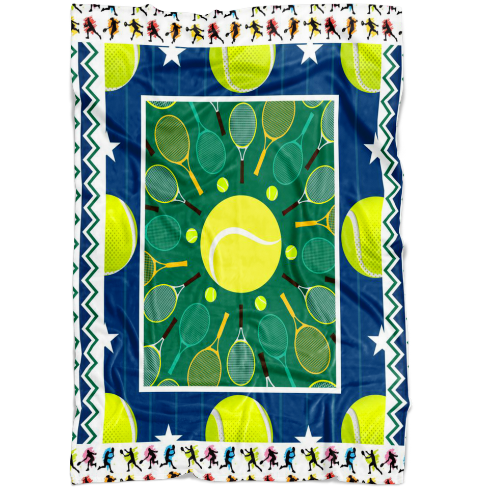 I Love Tennis Blanket