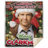 National Lampoons' Christmas Vacation, Merry Clarkmas Blanket Warm Fleece Sherpa MSHM Premium Mink Sherpa Blanket 50x60
