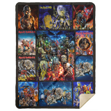 Iron Maiden Blanket, Heavy Metal Fleece, Sherpa Blanket For Fans MSHL Premium Mink Sherpa Blanket 60x80