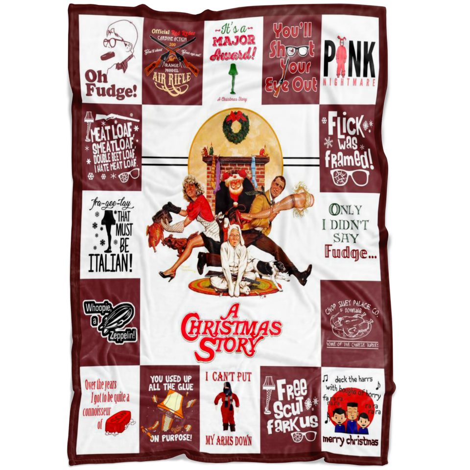 a christmas story blanket