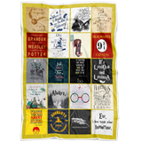 Harry Blanket Pottter Quilt - Harry-Pottter Blanket - Harry Fan Potter Blanket - Valentines Gift Idea for Men Women - Birthday Gift C (Cozy Plush Fleece 30"x40") (60"x50")  (80"x60") TL