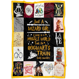 Harry Potter - Just a Wizard girl Blanket