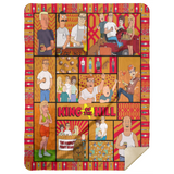 King of the Hill Blanket, King of the Hill TV Series Fleece, Blanket - MSHL Premium Mink Sherpa Blanket 60x80