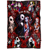 You and Me We Got This Jack Skellington and Sally Blanket (1)