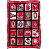 Ohio State Buckeyes Blanket V2