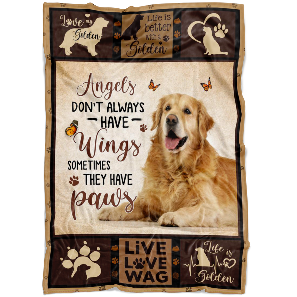Golden Retriever Blanket