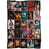 1Van Halen Fleece Sherpa Throw Blanket Quilt