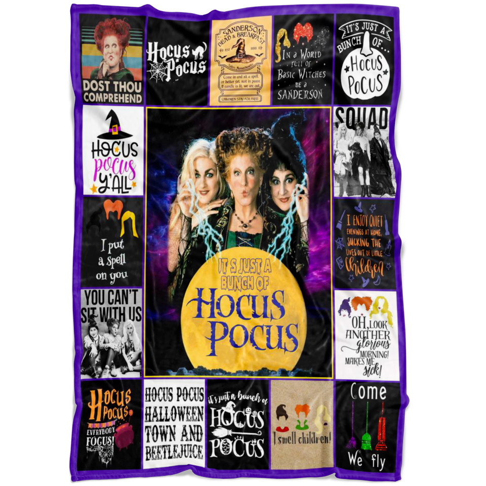 Hocus Pocus Blanket Halloween
