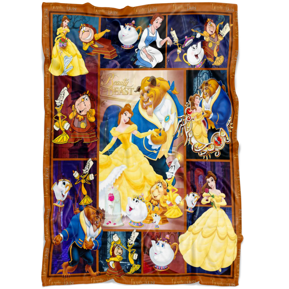 Beauty and the Beast Blanket Beauty and the Beast 1991