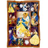 Beauty and the Beast Blanket Beauty and the Beast 1991