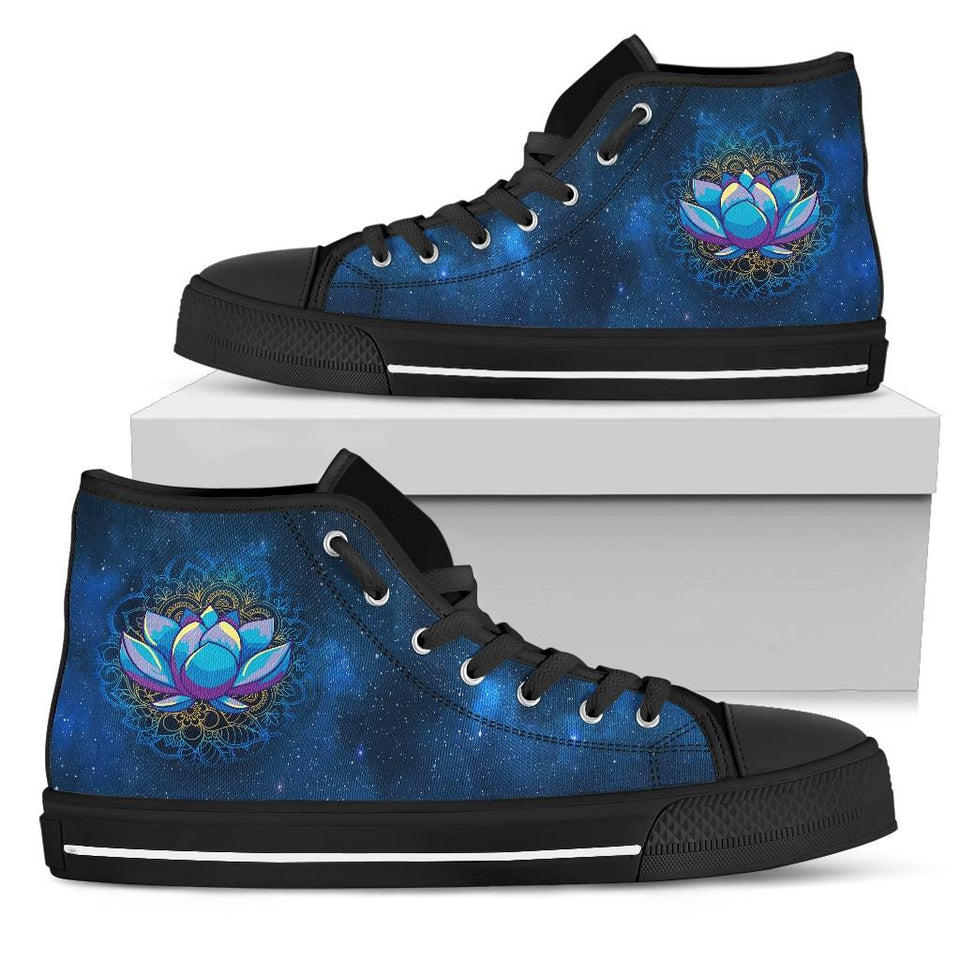 Sun Moon Mandala, Lotus Gold Chakra, Women's Boots