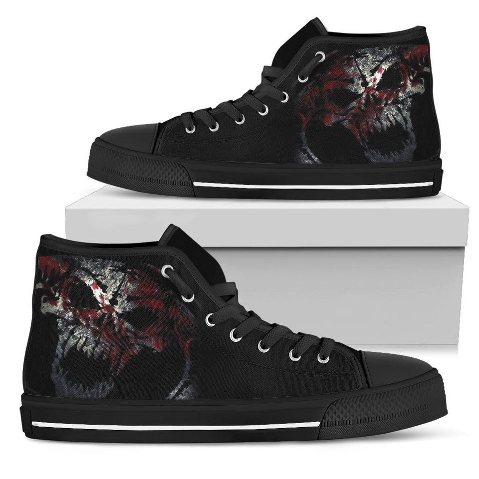 Skull Shoes for Men Fashion Sneaker High Top 10