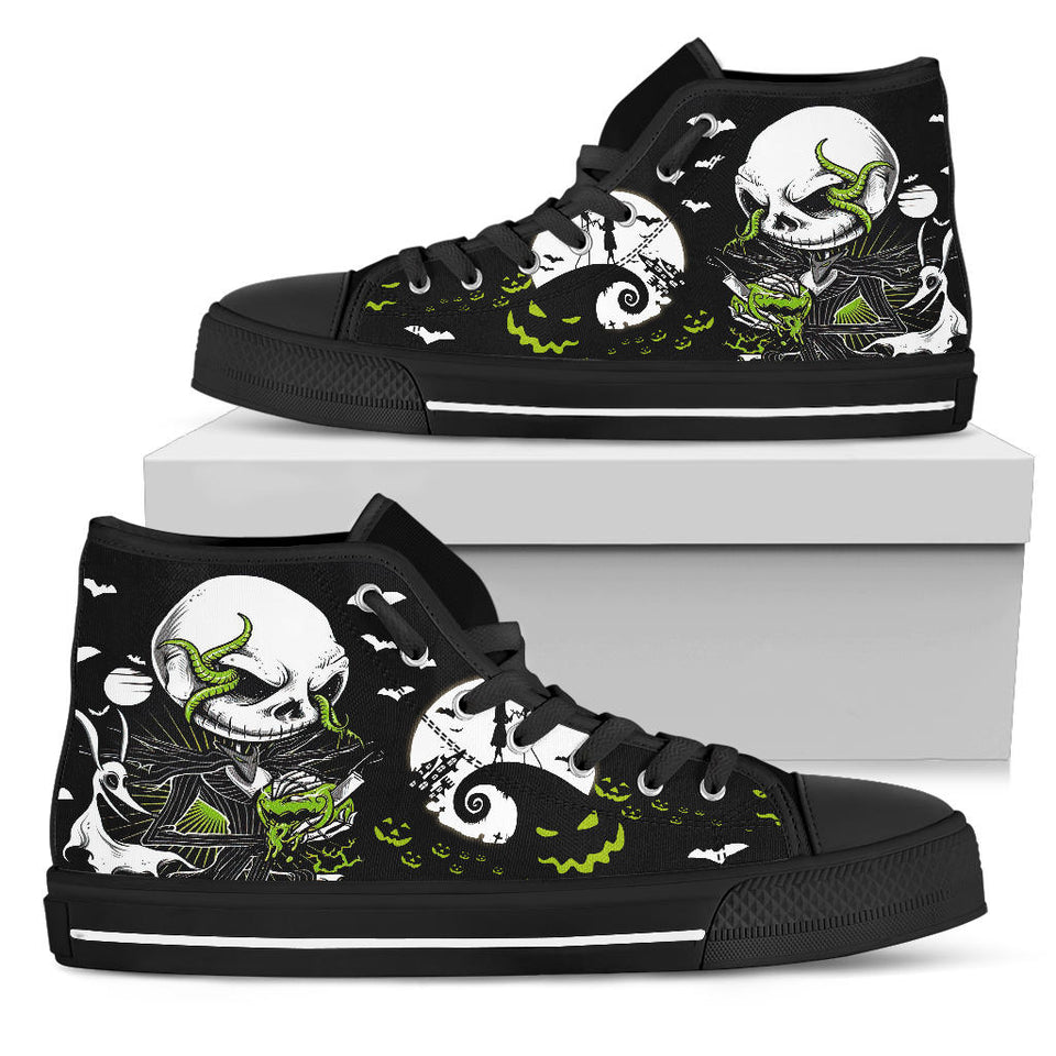 Nightmare Before Christmas Shoes, Jack Skellington High Top Sneaker