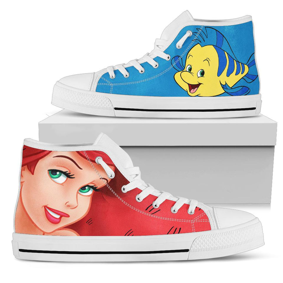 the little mermaid converse shoes