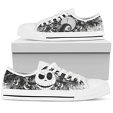 Nightmare Before Christmas Low Top Sneaker, Jack Skellington Unisex Canvas Shoes