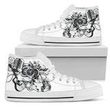 Piano _ Guitar Custom High Top Shoes
