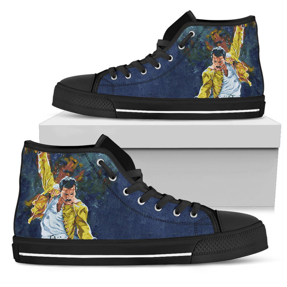 Freddie Mercury Custom Shoes, Queen Band Music 2