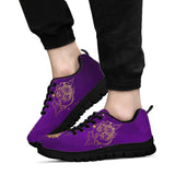 Gold Sun and Moon, Mandala Zen Spirit SNEAKERS